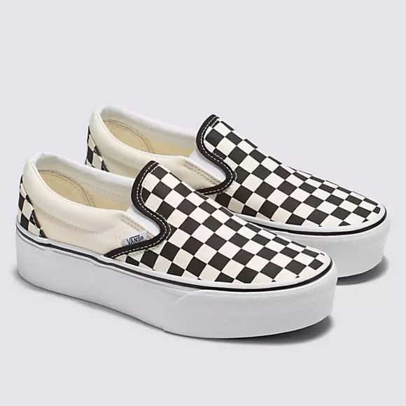 🔥NWT Vans Checkerboard Slip Ons Men Size 9 - Picture 3 of 4